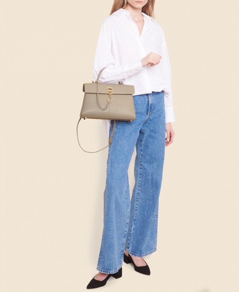 Beige Women's Cafuné Stance Bag Shoulder Bags | VTF6314UD