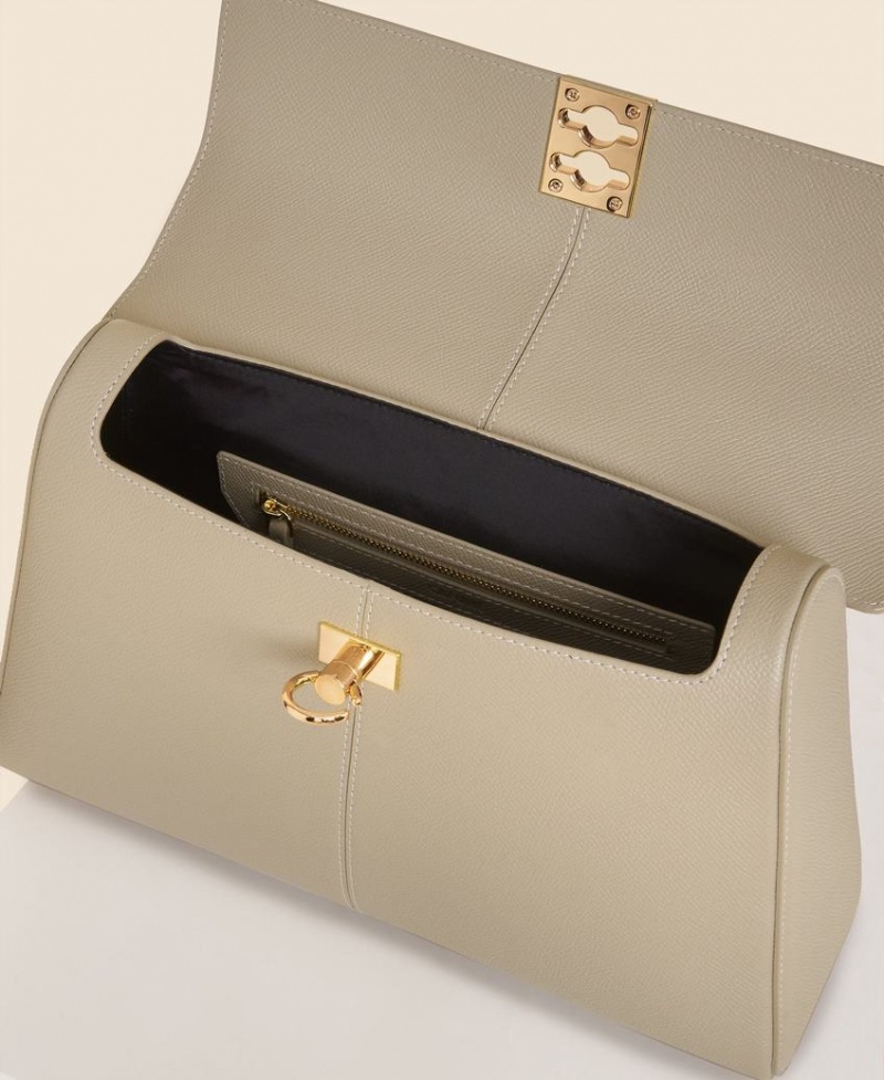 Beige Women's Cafuné Stance Bag Shoulder Bags | VTF6314UD