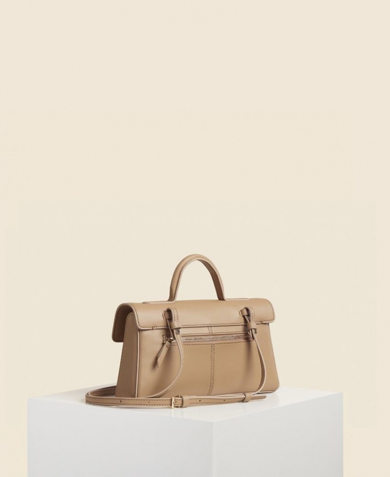 Beige Women's Cafuné Stance Wallet Crossbody Bags | AIG4245HH