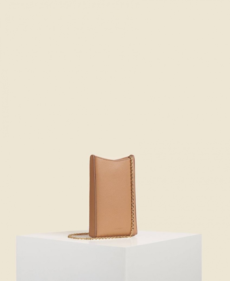 Brown Women\'s Cafuné Camber Sling Phone Bag | ZKX3179PL