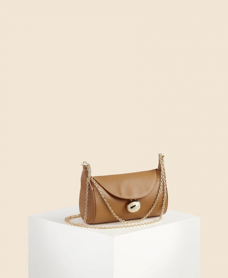 Brown Women\'s Cafuné Mini Drop Duffel Shoulder Bags | NFP4125GD