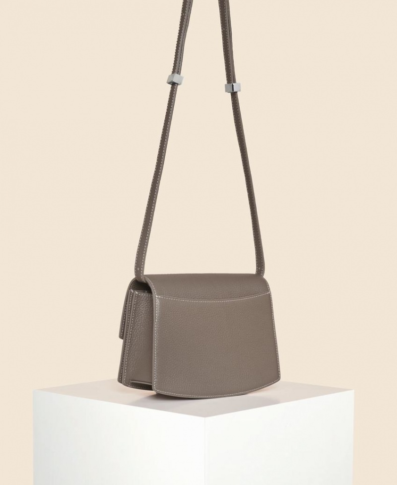 Grey Brown Women's Cafuné Small Pendulum Crossbody Bags | XKW2899BZ