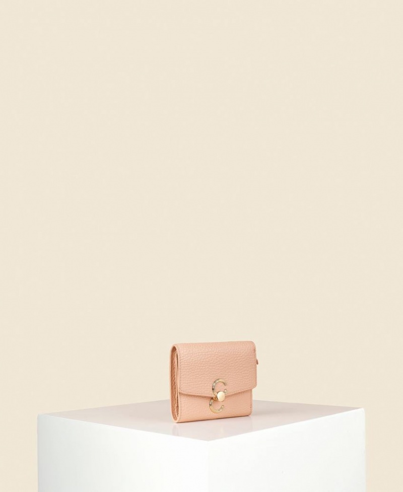 Pink Women\'s Cafuné Double-C Wallets | OUU10063WA